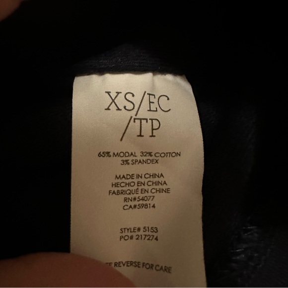 CAbi #5153 Easy Topper Navy Blue Jacket Open Front Cardigan - Picture 7 of 8